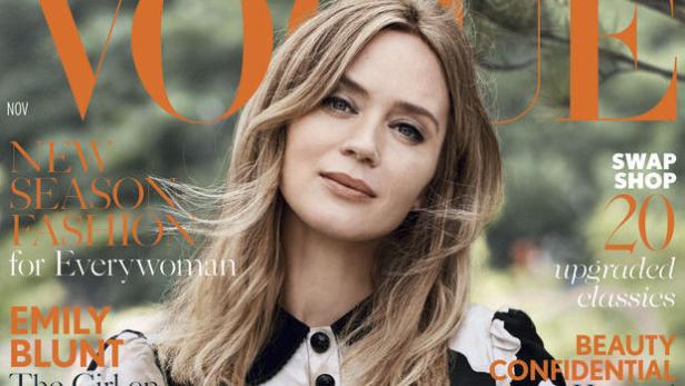 Emily Blunt auf dem Cover der neuen Vogue