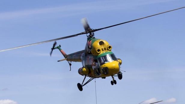 Ein Hubschrauber des Typs MI-2 (Symbolbild).