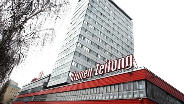Das Gebäude der „Kronen Zeitung“ in Wien.