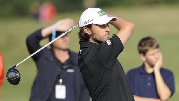 &quot;Ich kaufe nur noch Brot in Scheiben.&quot; Martin Wiegele bei den Austrian GolfOpen 2011 in Atzenbrugg. Im Vorjahr hatte der Steirer den Cut verpasst, nachdem er sich zuvor beim Brotschneiden in den Finger geschnitten hatte.