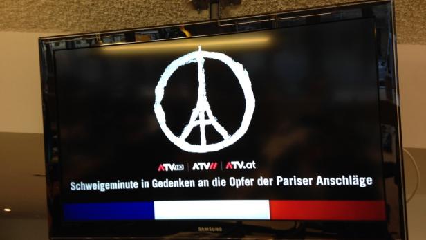 Terror in Paris: Schweigeminuten im Fernsehen nur auf ATV