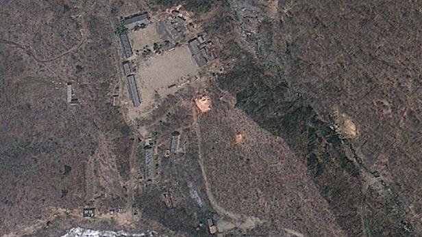 Satellitenbilder zeigen mehr Aktivität auf dem Testgelände in Punggye-ri.