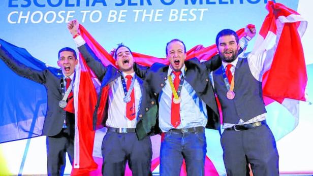 WorldSkills 2015: Weltmeister und bester aller österreichischen Teilnehmer wurde Philipp Seiberl, Schwerfahrzeug Techniker bei der Firma Pamberger aus Niederösterreich