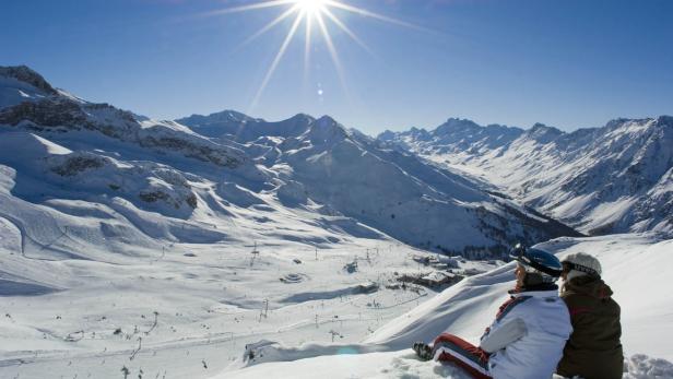 Ischgl und das Schweizer Samnaun teilen sich ein Skigebiet.