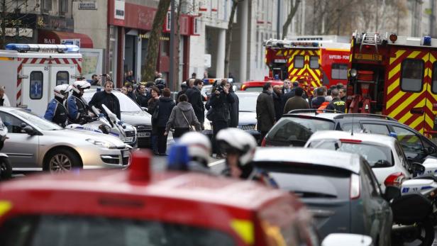 Hohes Polizeiaufgebot nach der Schie0erei bei Montrouge.