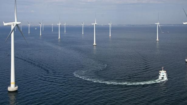 Der schwedische Offshore-Windpark Lillgrund im Öresund