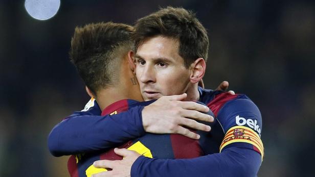 Lionel Messi verwandelte einen Foulelfmeter.