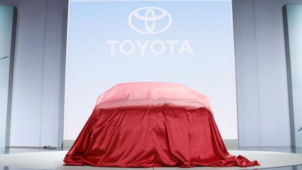File photo of an unknown Toyota car is seen covere