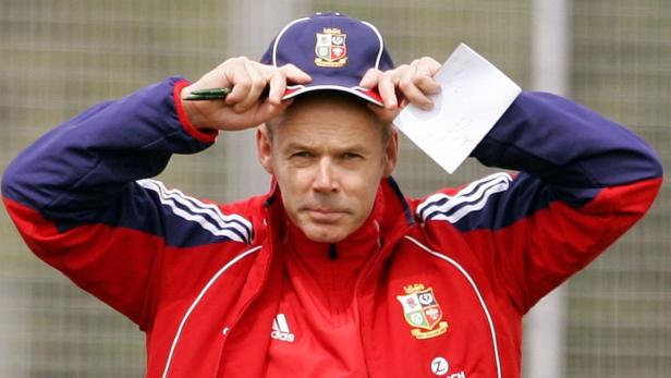 British and Irish Lions' head coach Woodward watch