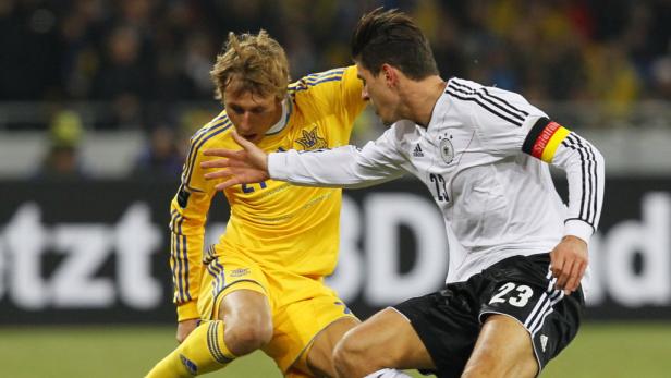 Ukraine holt 3:3 gegen Deutschland