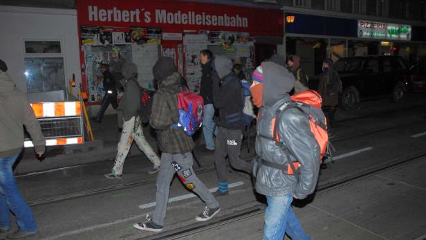 Wieder Hausbesetzung in Wien-Neubau