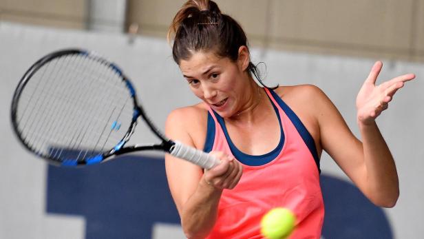 TENNIS WTA GENERALI LADIES LINZ : TRAINING MUGURUZ