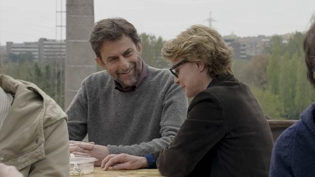 Nanni Moretti, Regisseur von und Schauspieler in „Mia Madre“, wo er mit seiner Schwester Margherita (Margherita Buy) um die Mutter trauert.