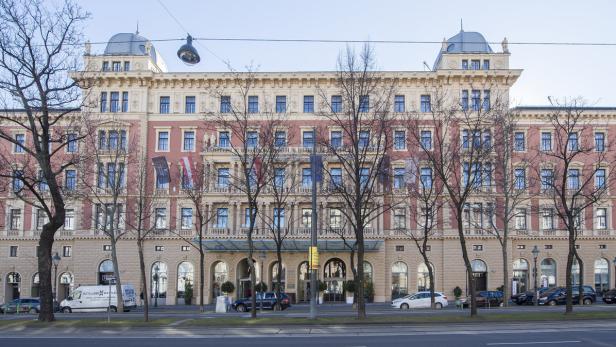 Das Palais Hansen am Schottenring 20-26 beherbergt heute das Luxushotel Kempinski.