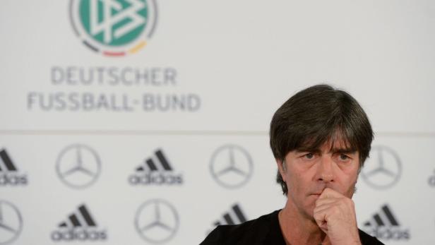 Joachim Löw, ehemaliger Bundestrainer, bei einer Pressekonferenz.