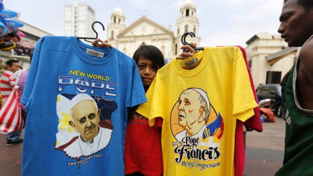 Die Philippinen sind im Papst-Taumel.