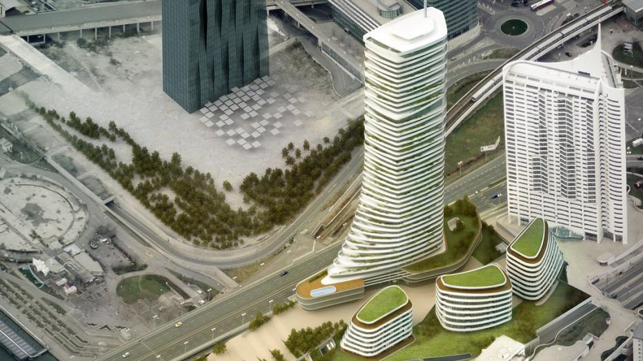 Danube Flats Baubeginn für Österreichs höchsten Wohnturm fix