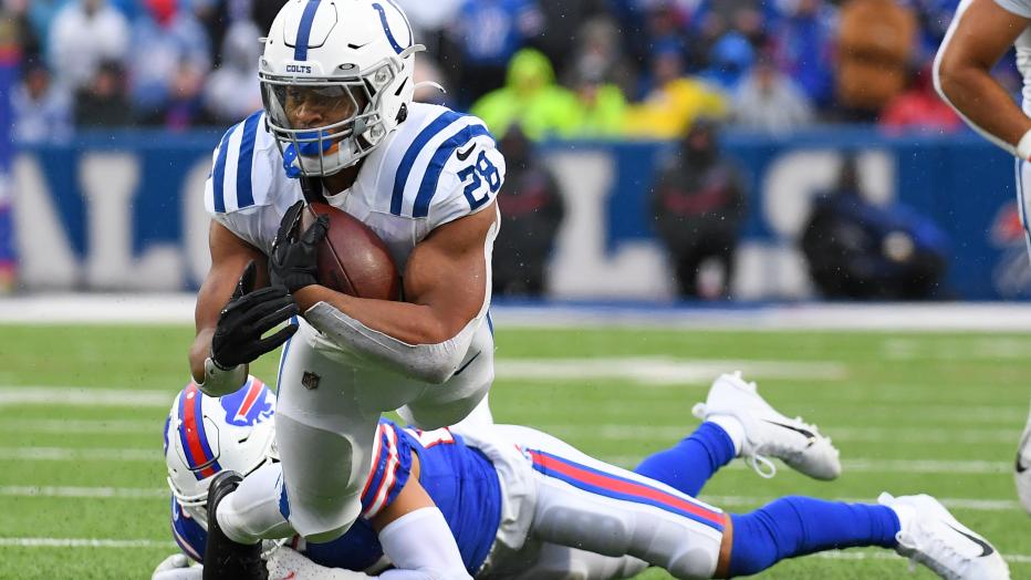 Football Jonathan Taylor erzielte fünf Touchdowns für die Colts