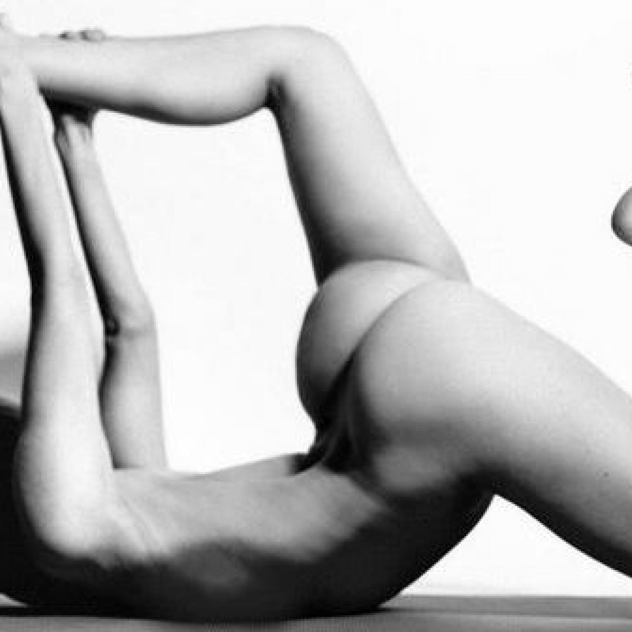 Yoga in the nude