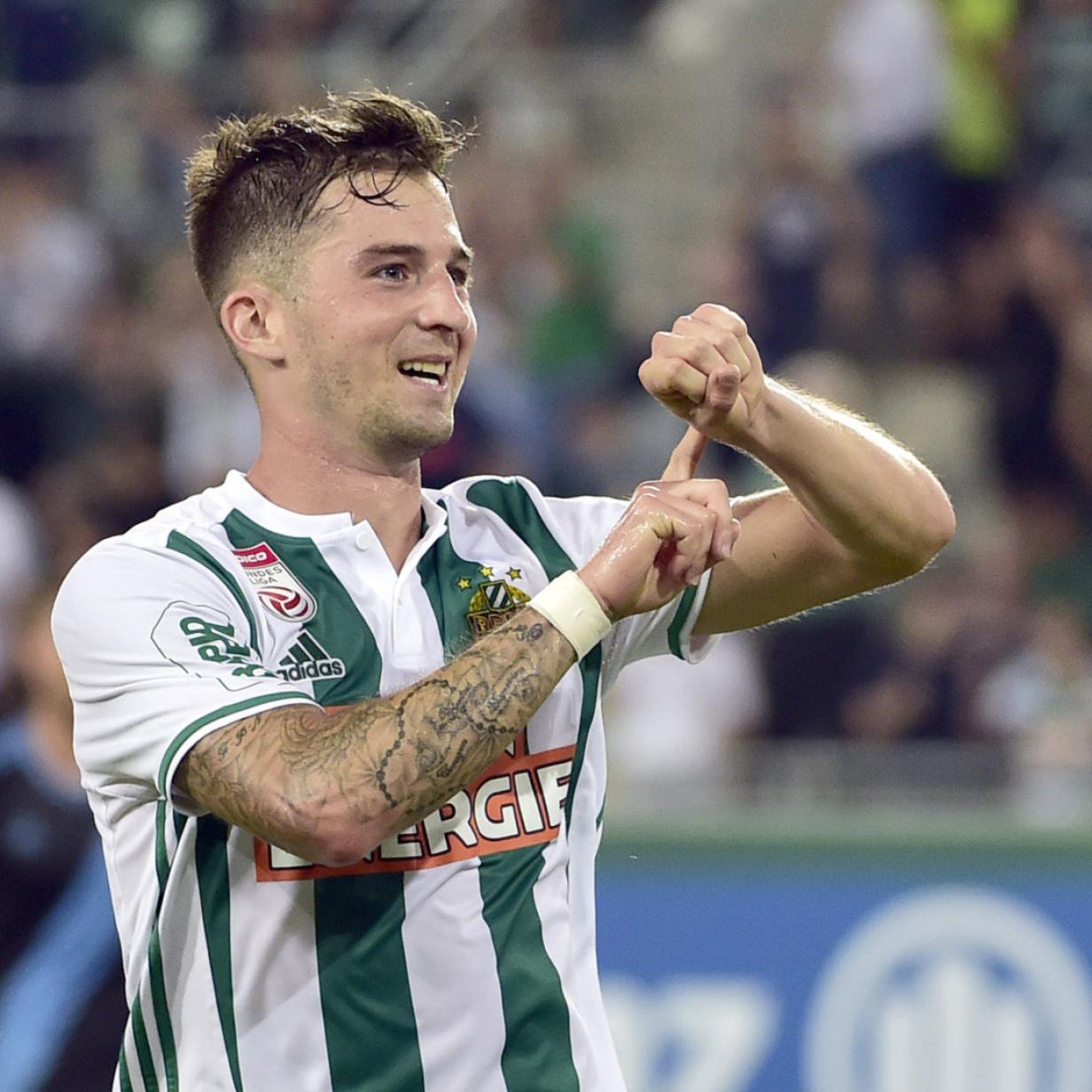 Rapid: Jubel um Matchwinner Knasmüllner | Kurier