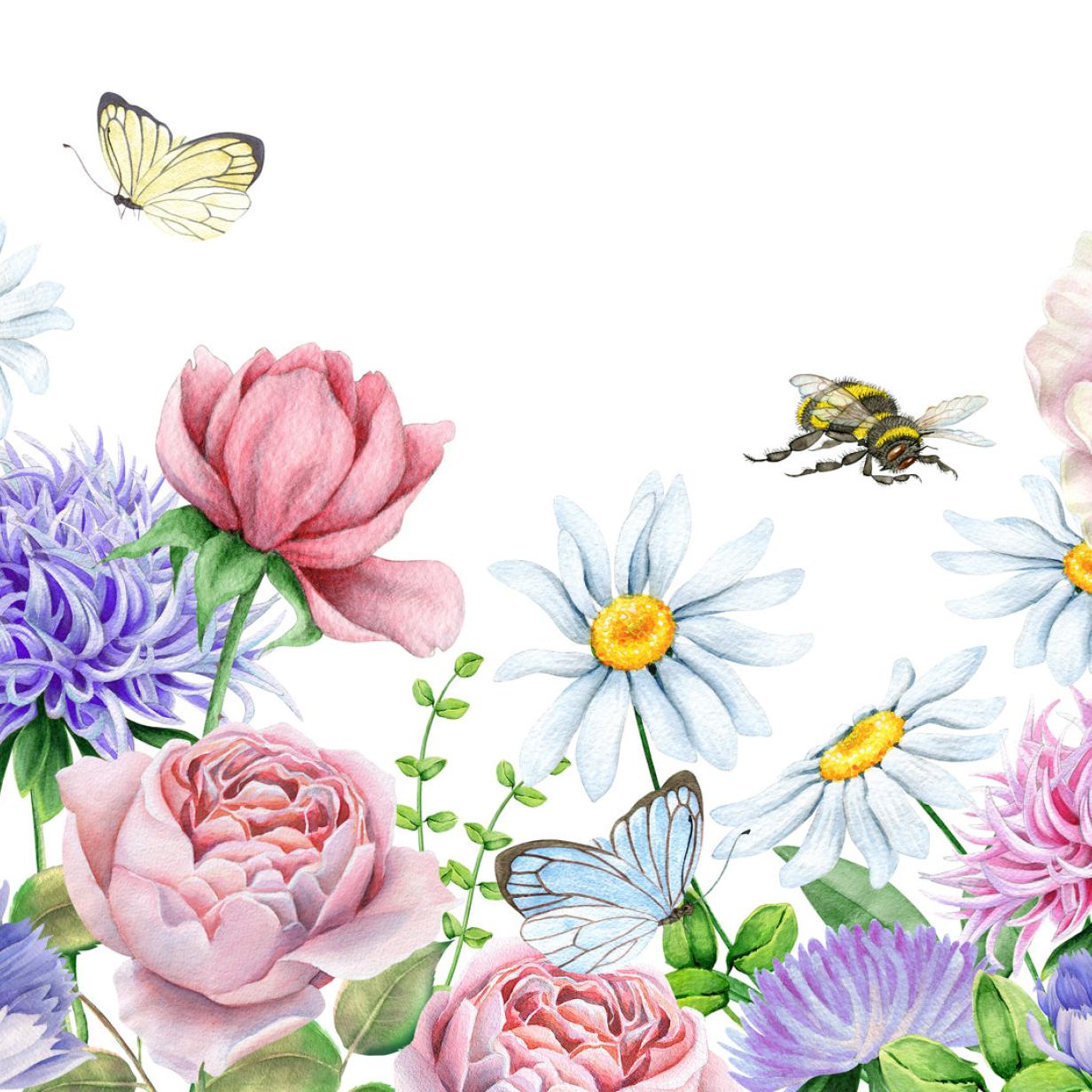 furcht clipart of flowers