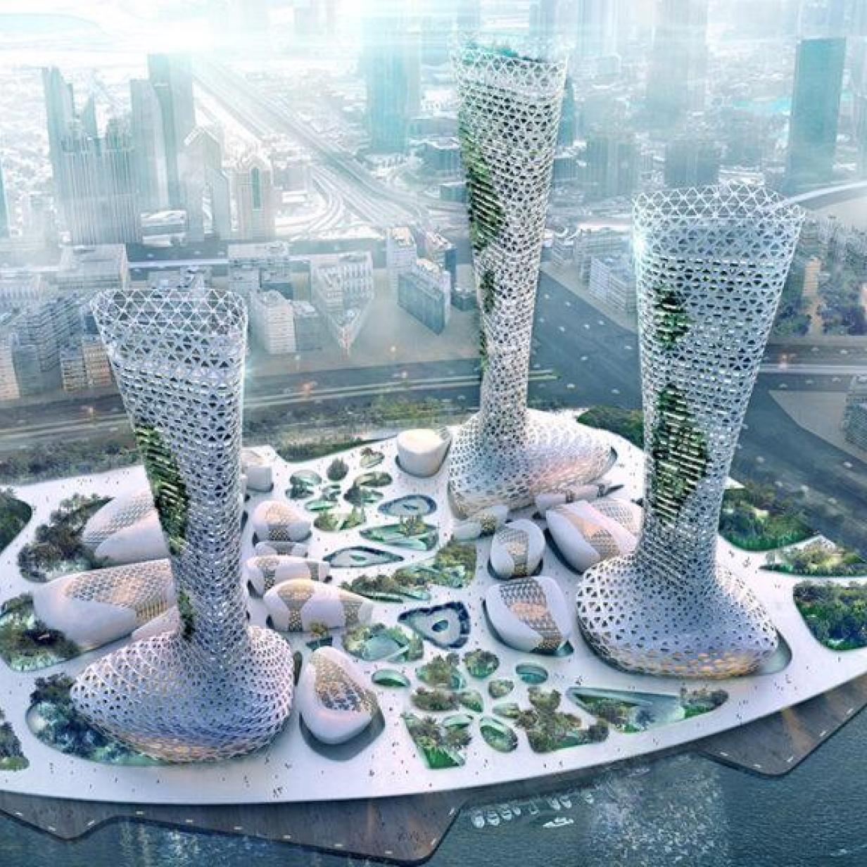 Die symbiotischen Trme von Dubai | Kurier