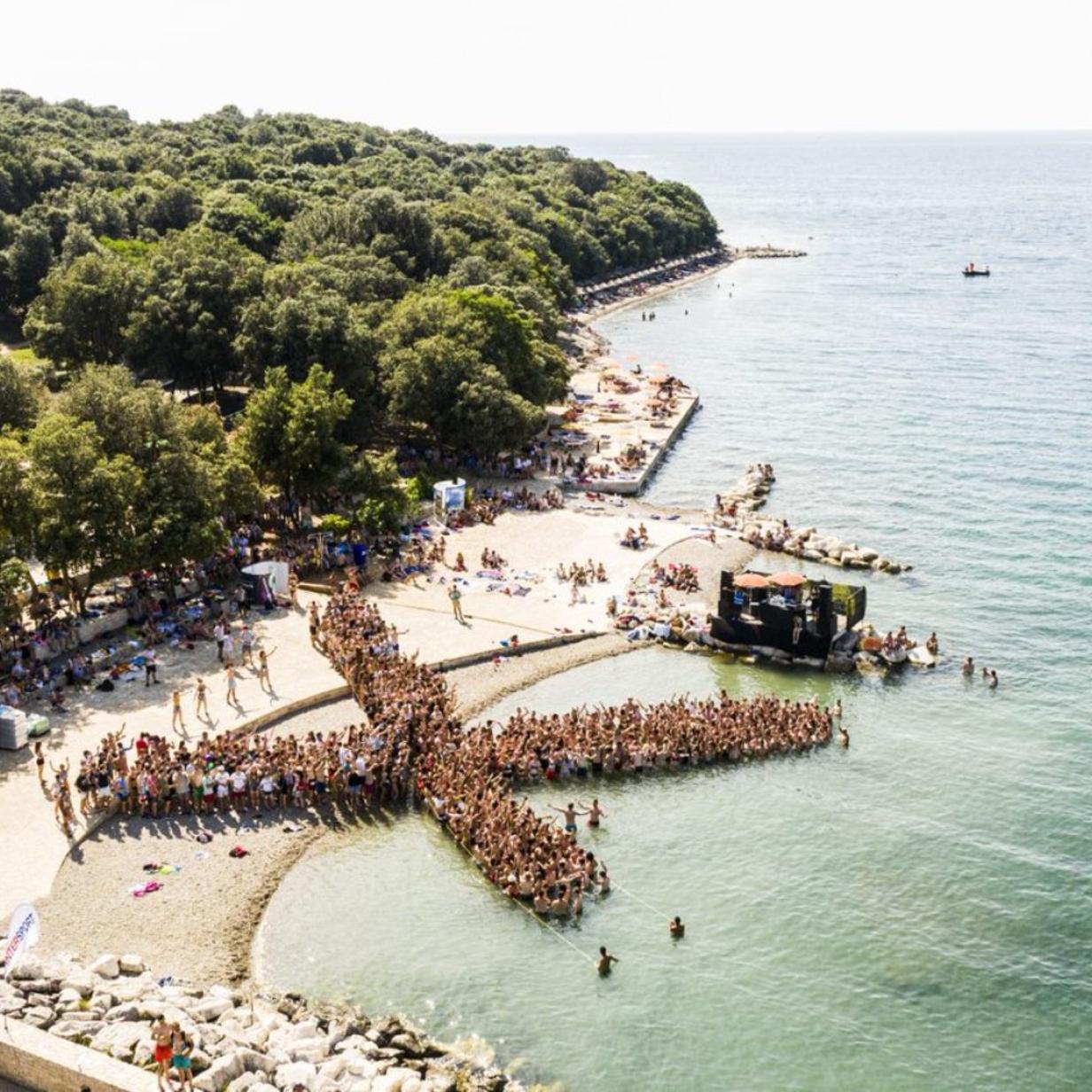 Cluster bei X-Jam-Maturareise in Kroatien