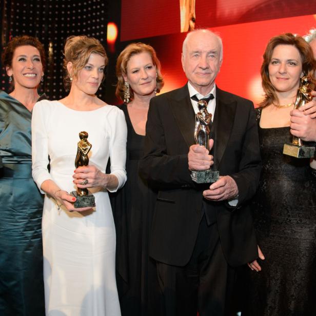Henning Baum, Adele Neuhauser, Marie Bäumer, Susanne von Borsody, Armin Müller-Stahl, Martina Gedeck, Julian Pölsler 20.04.2013, Wien, Hofburg, Romy Gala