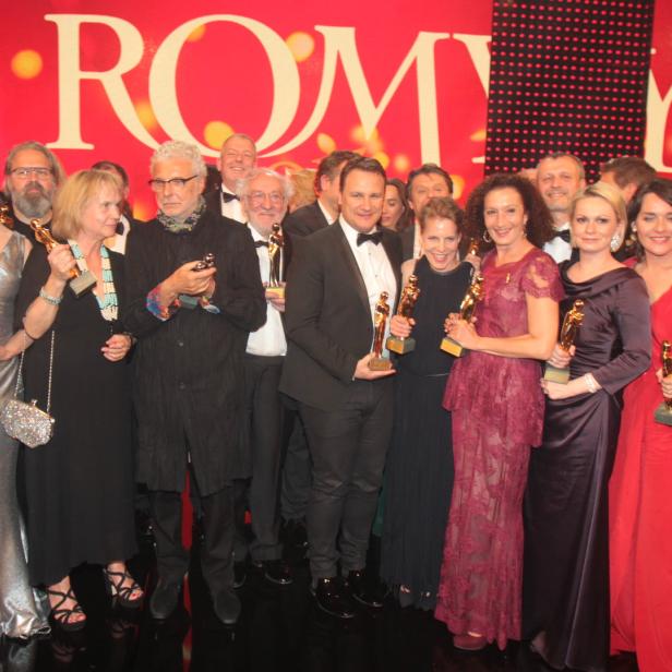 Romy 2015, Gala in der Wiener Hofburg am 25.05.2015, Gruppenbild, Gruppenfoto