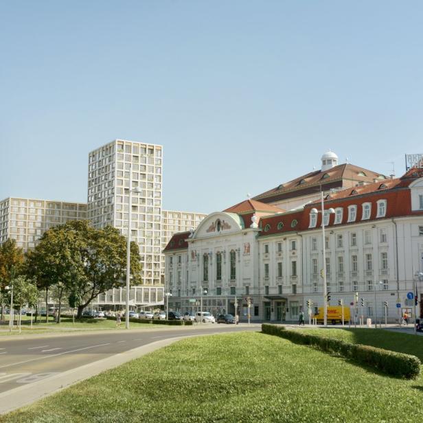 Visualisierung: Blick auf Konzerthaus und Heumarkt-neu.