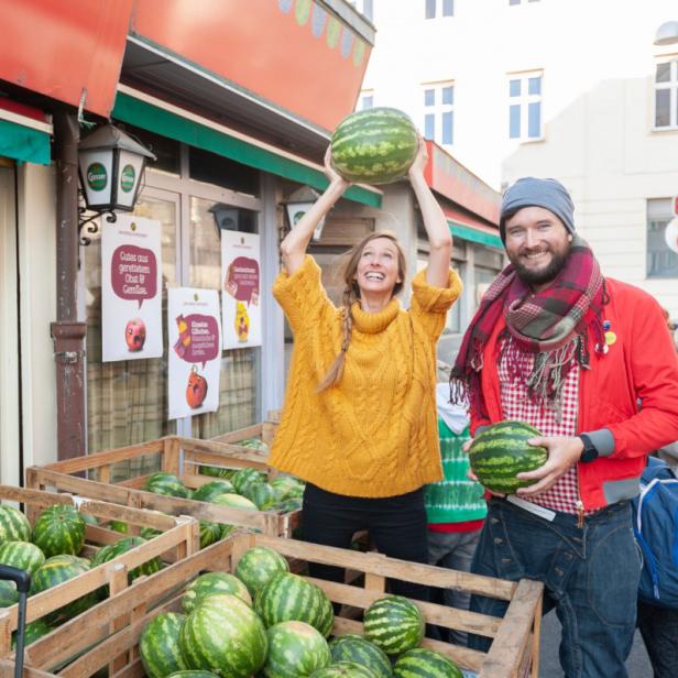 Die Geschwister Cornelia und Andreas Diesenreiter haben es sich zur Aufgabe gemacht, die Verschwendung von Obst und Gemüse einzudämmen