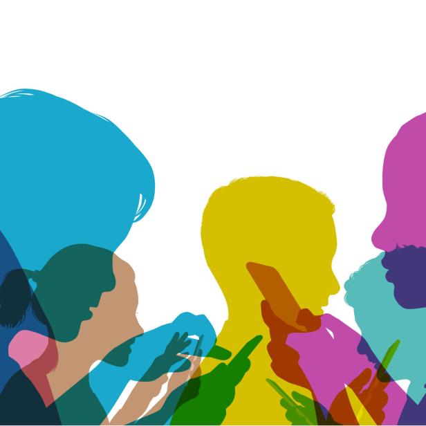 Children Using Mobile phones