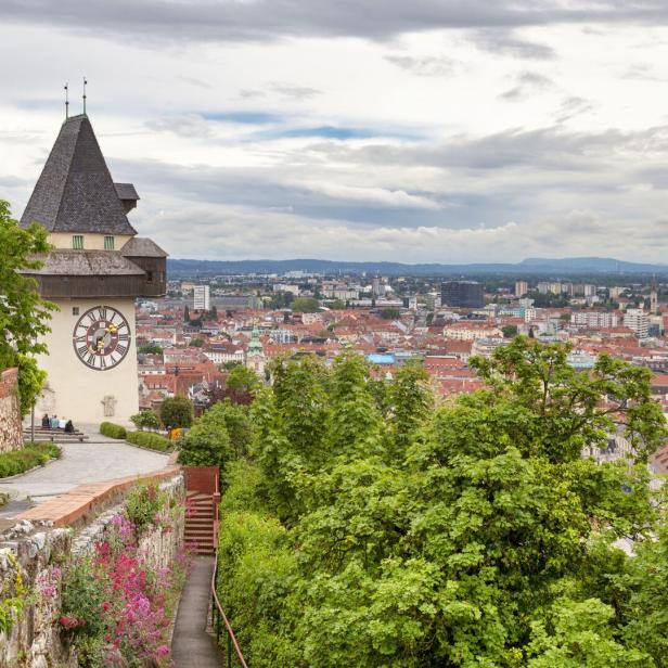 Clock Tower in Graz