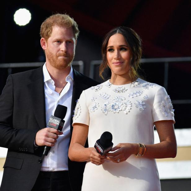 Prinz Harry und Meghan Markle bei einer Veranstaltung von Global Citizen Live.