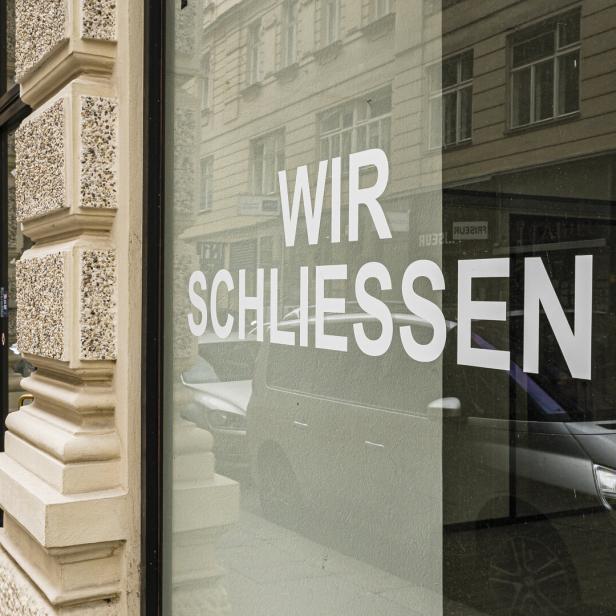 Geschloßenes Geschäft in der Inneren Stadt