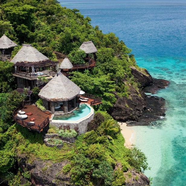 Como Laucala Island auf Fidschi.