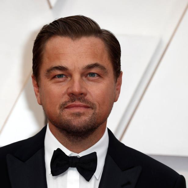 Porträt von Leonardo DiCaprio mit Fliege.