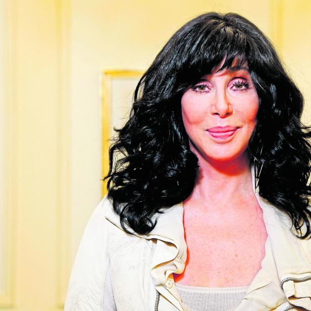 Ein Porträt der Sängerin und Schauspielerin Cher.