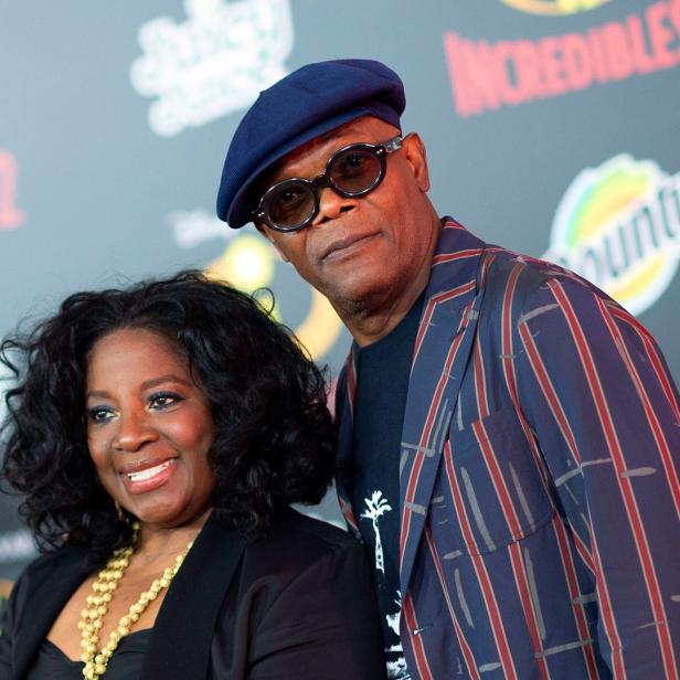 Samuel L. Jackson und LaTanya Richardson Jackson bei der Premiere von „The Incredibles 2“.