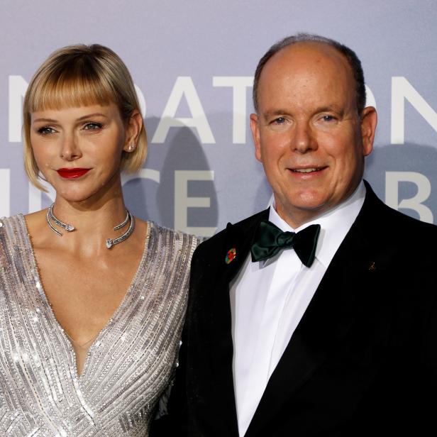 Charlène und Albert von Monaco bei der „2020 Monte-Carlo Gala for Planetary Health“.