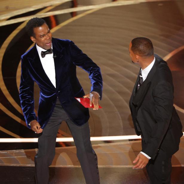 Chris Rock und Will Smith bei der 94. Oscar-Verleihung in Hollywood.