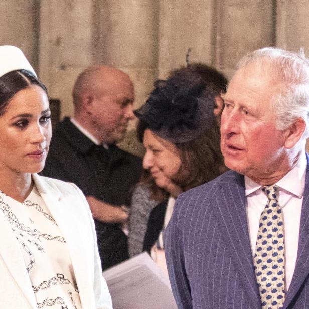 Meghan Markle und König Charles bei einer Veranstaltung.