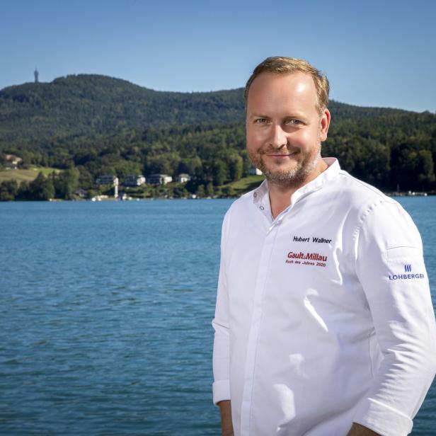 Hubert Wallner, Koch des Jahres 2020, vor dem Wörthersee.