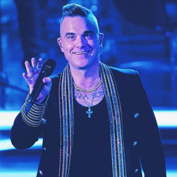 Robbie Williams bei der „Ein Herz für Kinder“-Gala in Berlin.