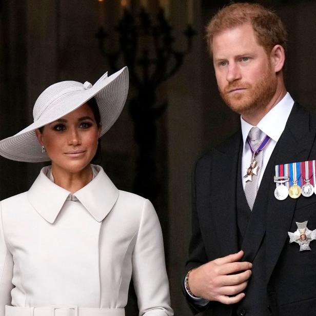 Meghan Markle und Prinz Harry bei einer Veranstaltung.