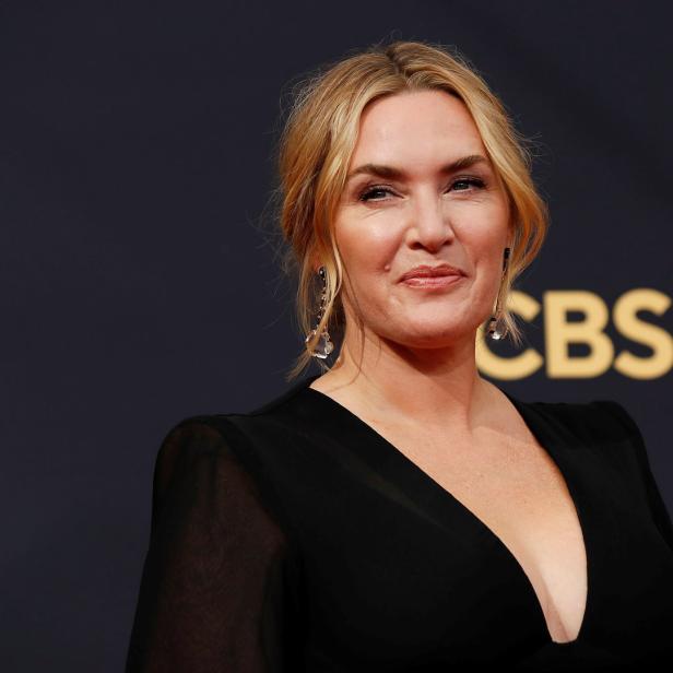 Kate Winslet auf dem roten Teppich bei einer CBS-Veranstaltung.