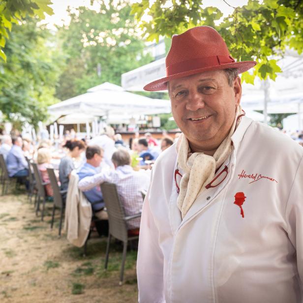 Harald Brunner bei einer Freizeitveranstaltung im Park.