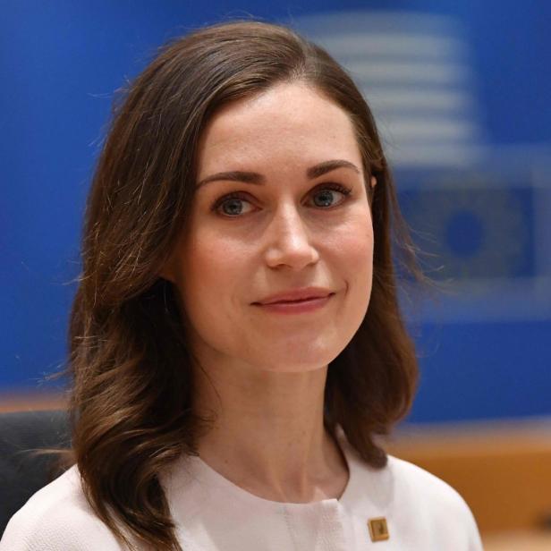 Ein Porträt der finnischen Politikerin Sanna Marin.