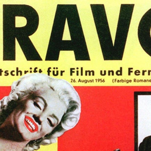 Das Cover der ersten Ausgabe der Zeitschrift „Bravo“ mit Marilyn Monroe.