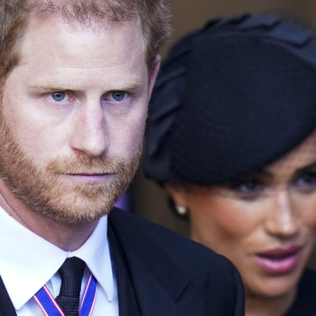 Prinz Harry und Meghan, Herzogin von Sussex, bei einer Veranstaltung in Großbritannien.